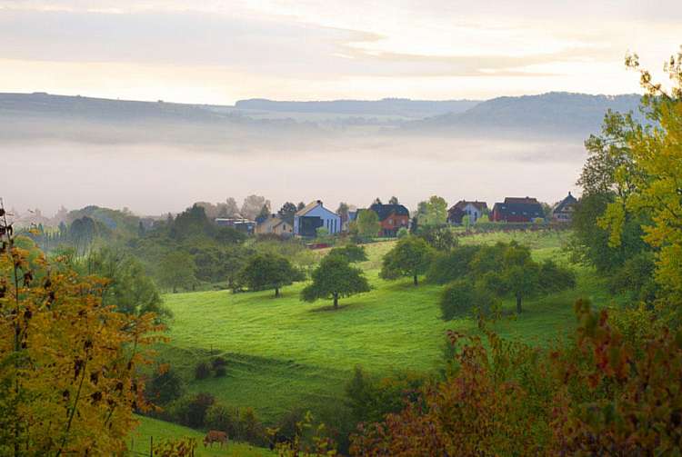 Panorama della campagna lussemburghese
