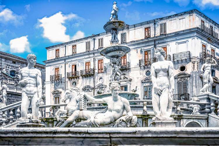 Particolare Fontana Pretoria