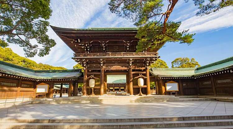 Il santuario Meiji a Tokyo