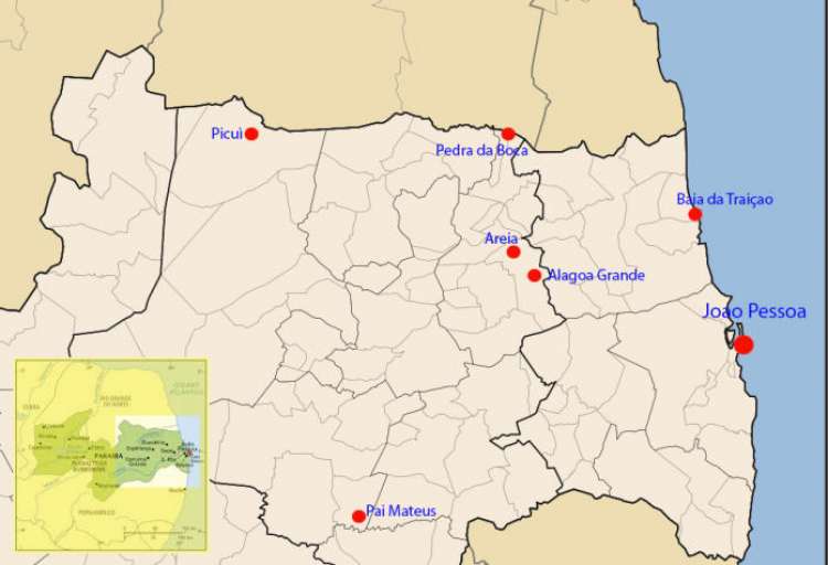 Mappa del tour