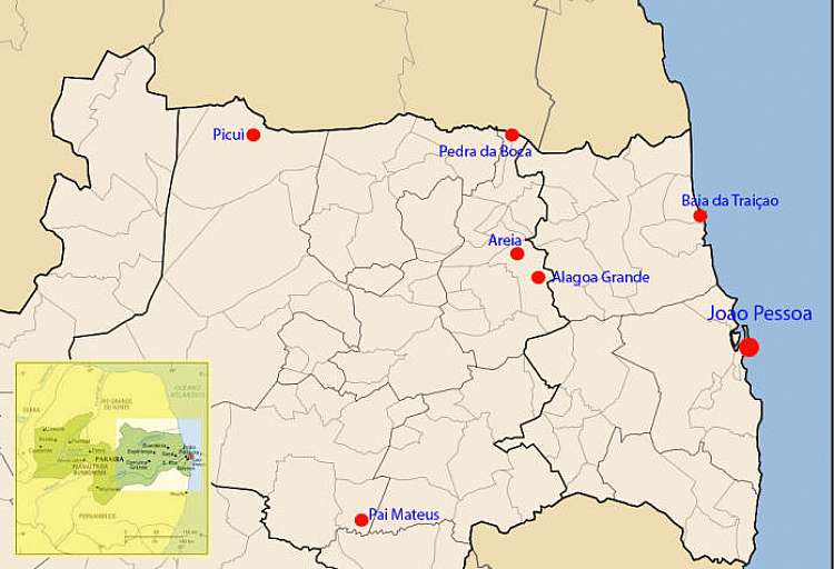 Mappa del tour