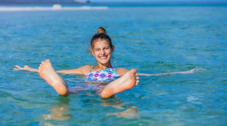 Bagno nel Mar Morto