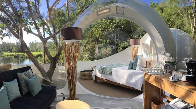 Soggiorna in Bubble Lodge sotto il cielo stellato di Mauritius