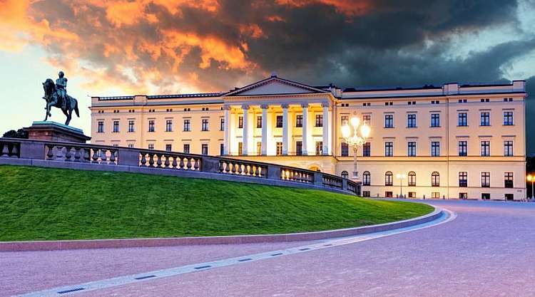 Palazzo reale a Oslo