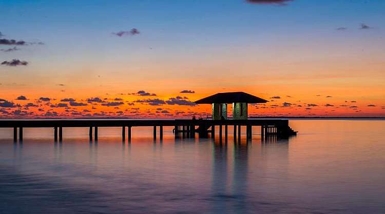 Tramonto alle Maldive
