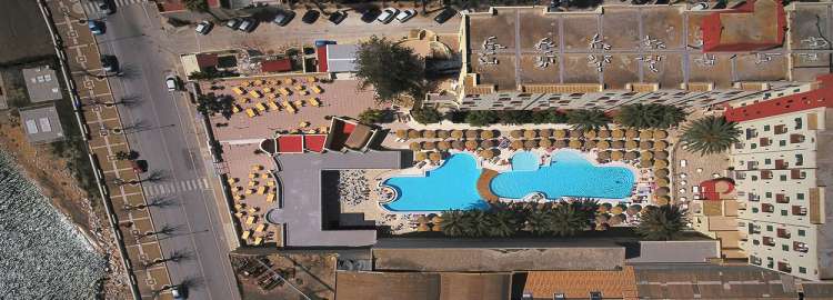 vista hotel dall'alto