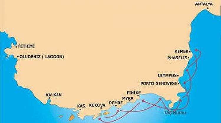 Crociera in Caicco in Turchia: fiordi e spiagge, un vero paradiso