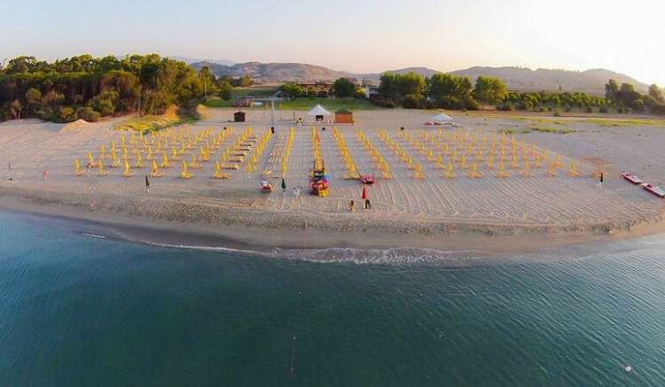 vista spiaggia privata