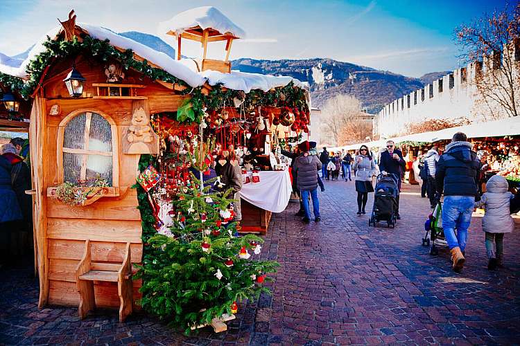 Mercatini di Natale e vista