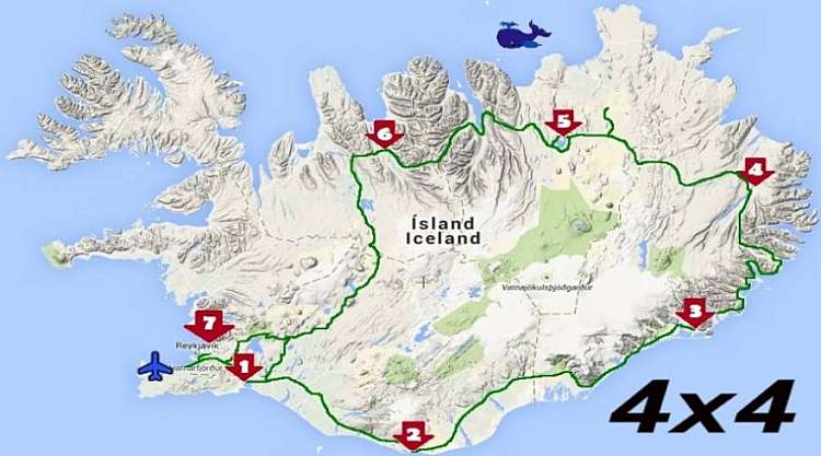 ISLANDA Avventura Fuoristrada: 7 notti e noleggio 4x4 da € 1220,00