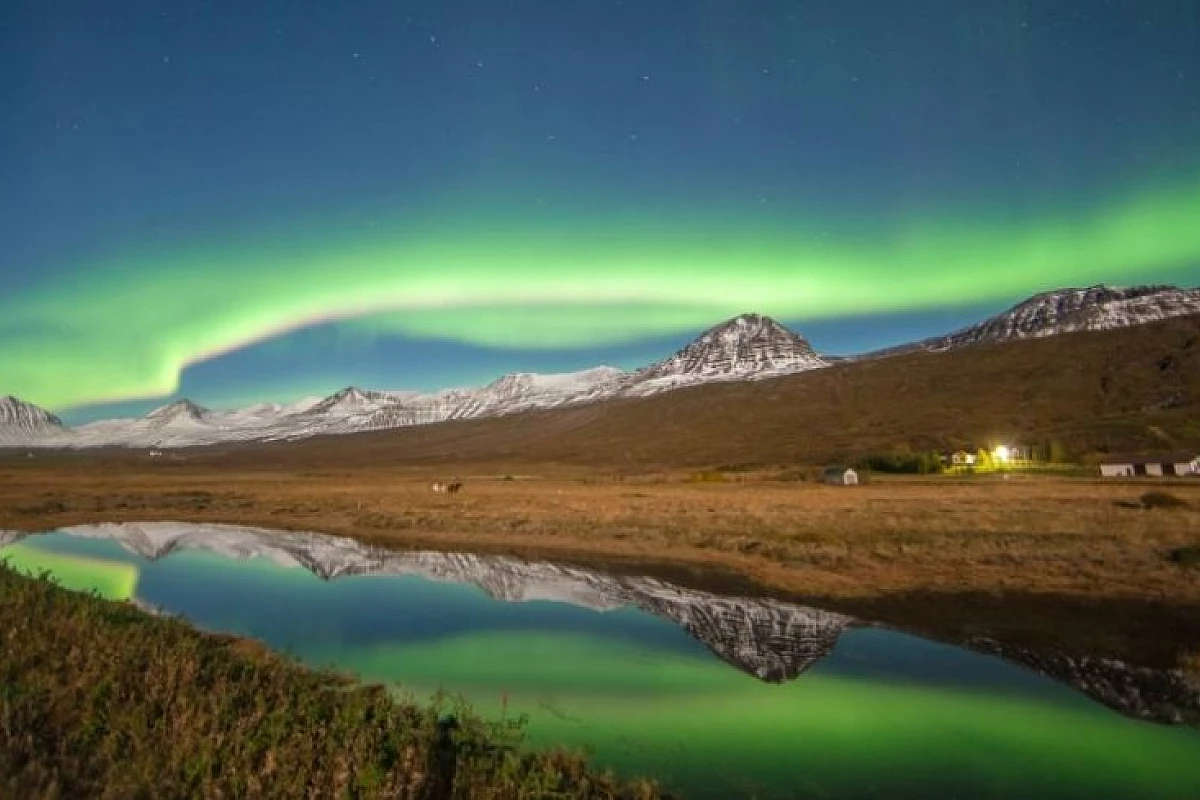 Spedizione aurore dall'Islanda alla Groenlandia da € 2470 a pax