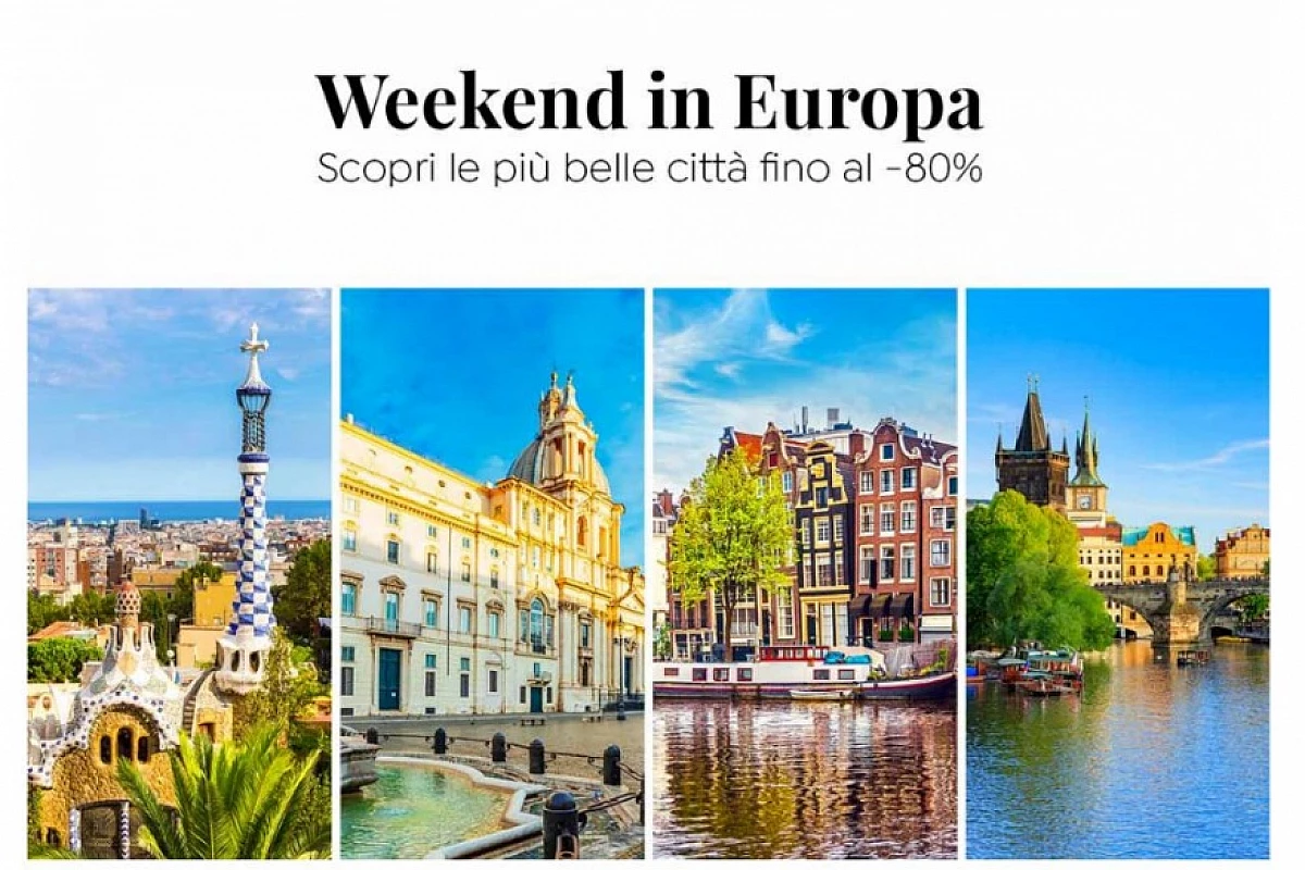 Amsterdam, Praga, Londra, Budapest e… fino al -80% di sconto!