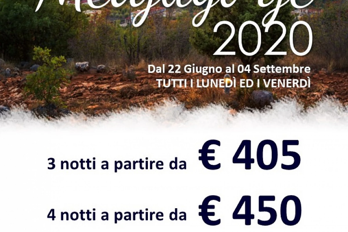 Medjugorje da Napoli con Air Italy a partire dal 22 giugno
