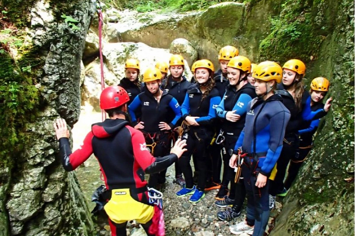 Slovenia - Vacanze avventura nel Canyoning più bello in Europa.