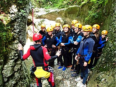 Slovenia - Vacanze avventura nel Canyoning più bello in Europa.