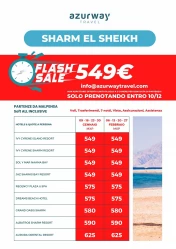 SHARM EL SHEIKH - 549€ PROMO FLASH Gennaio/Febbraio