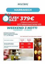 MARRAKECH - 379€ PROMO FLASH Gennaio/Febbraio
