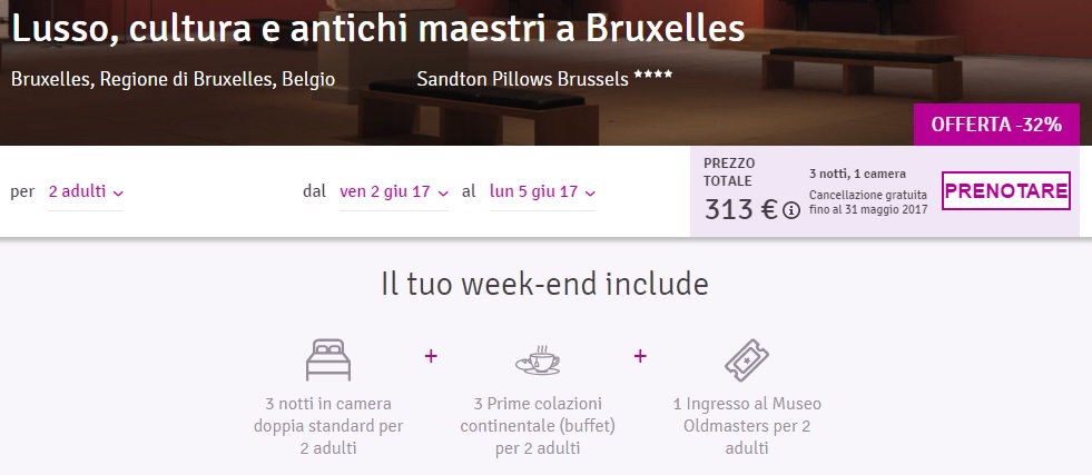 Offerta hotel Bruxelles